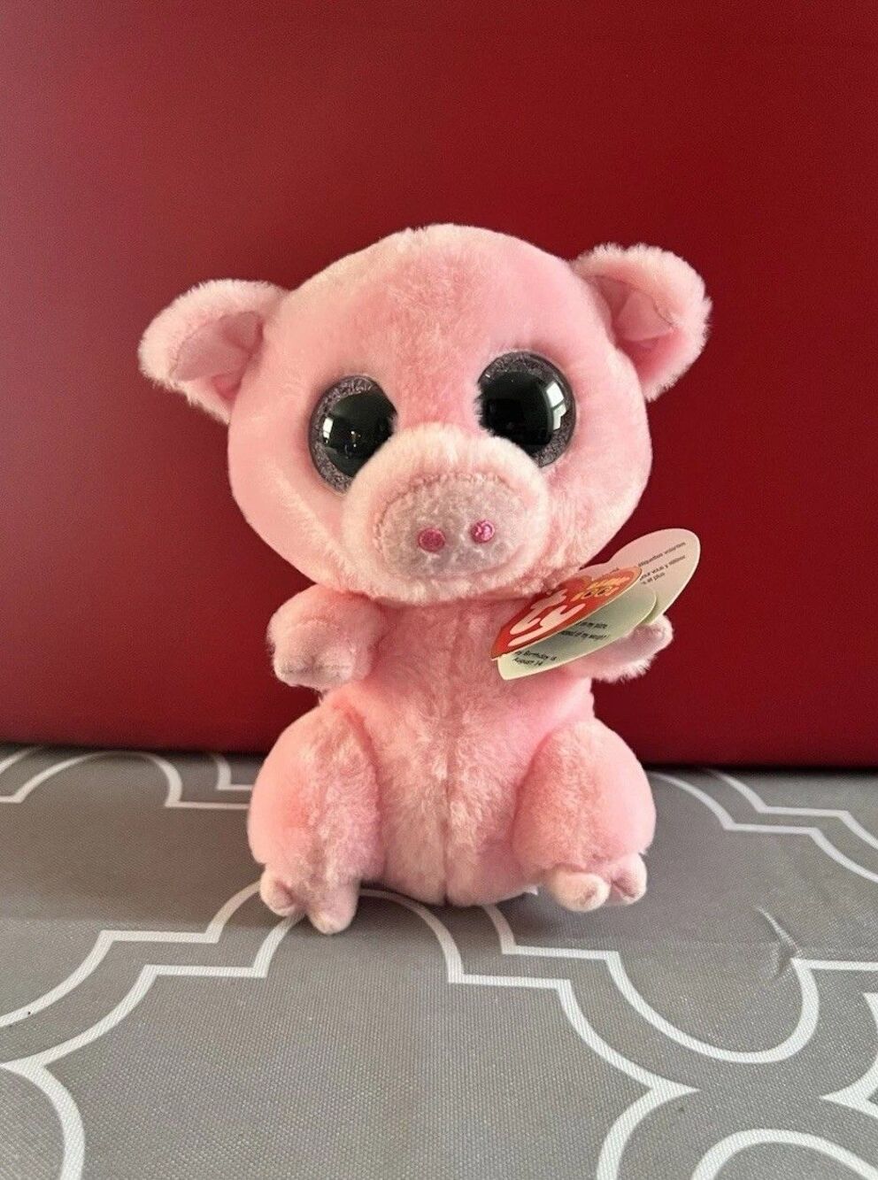 TY Beanie Boos Posey the Pig 6” Stuffed Plush Toy NWT 2018